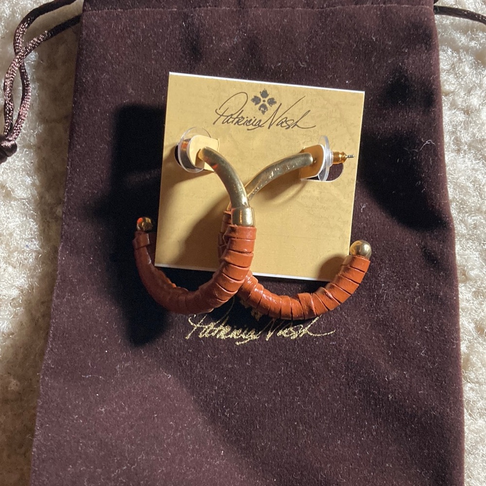 Patricia Nash Earrings Tan/Brown